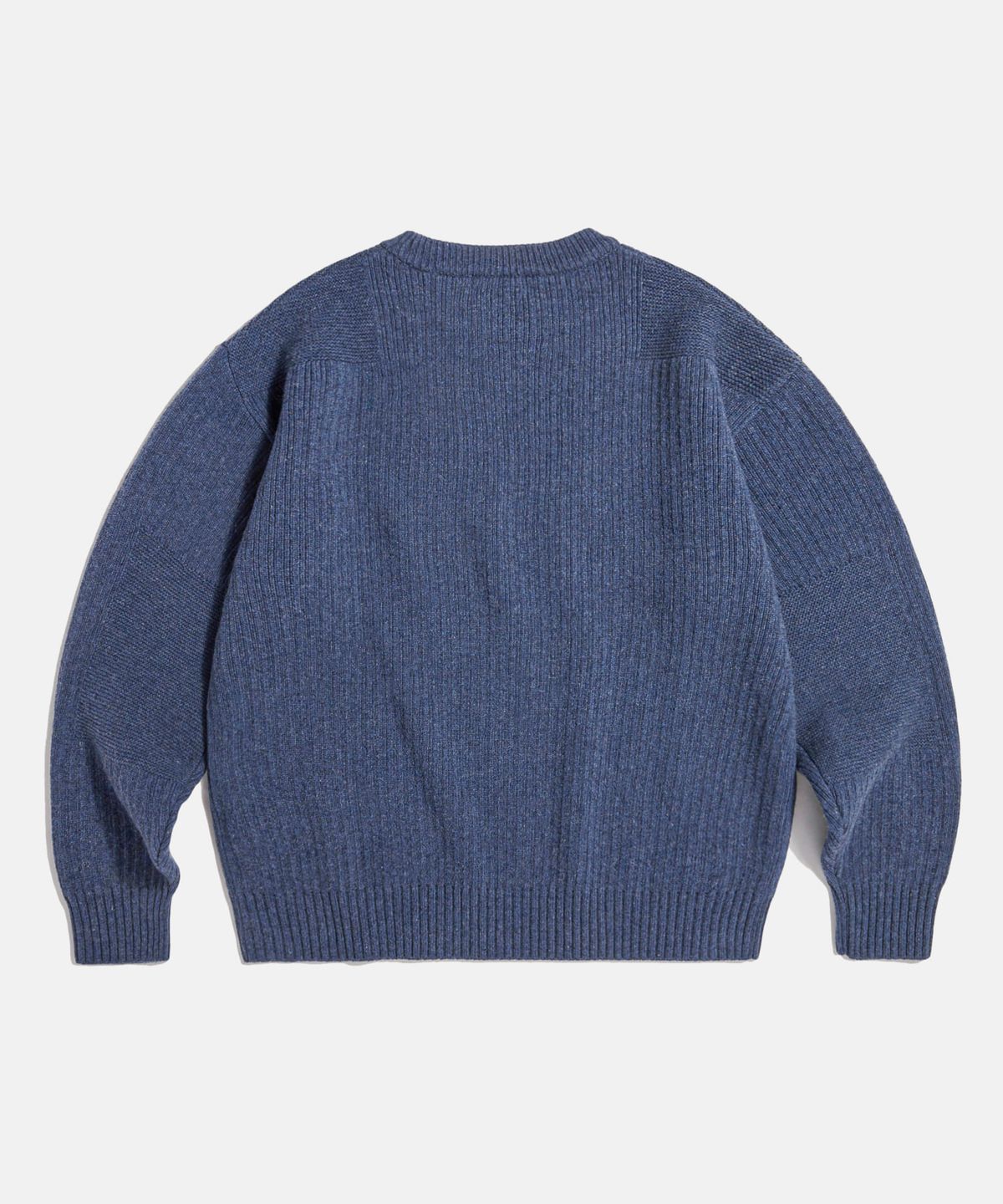 에스피오나지(ESPIONAGE) Commando Knit Sweater Denim Blue