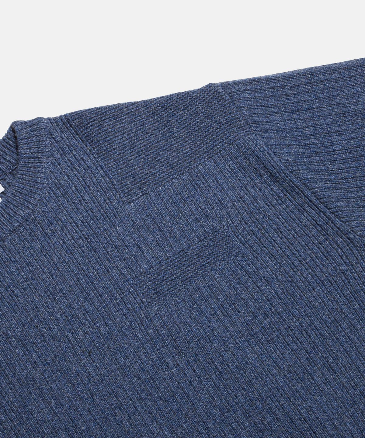 에스피오나지(ESPIONAGE) Commando Knit Sweater Denim Blue
