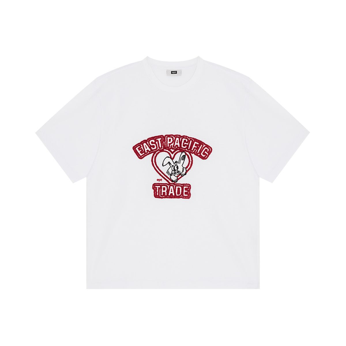 이피티(EPT) FRONT HEART NIBBLE T-SHIRT_WHITE