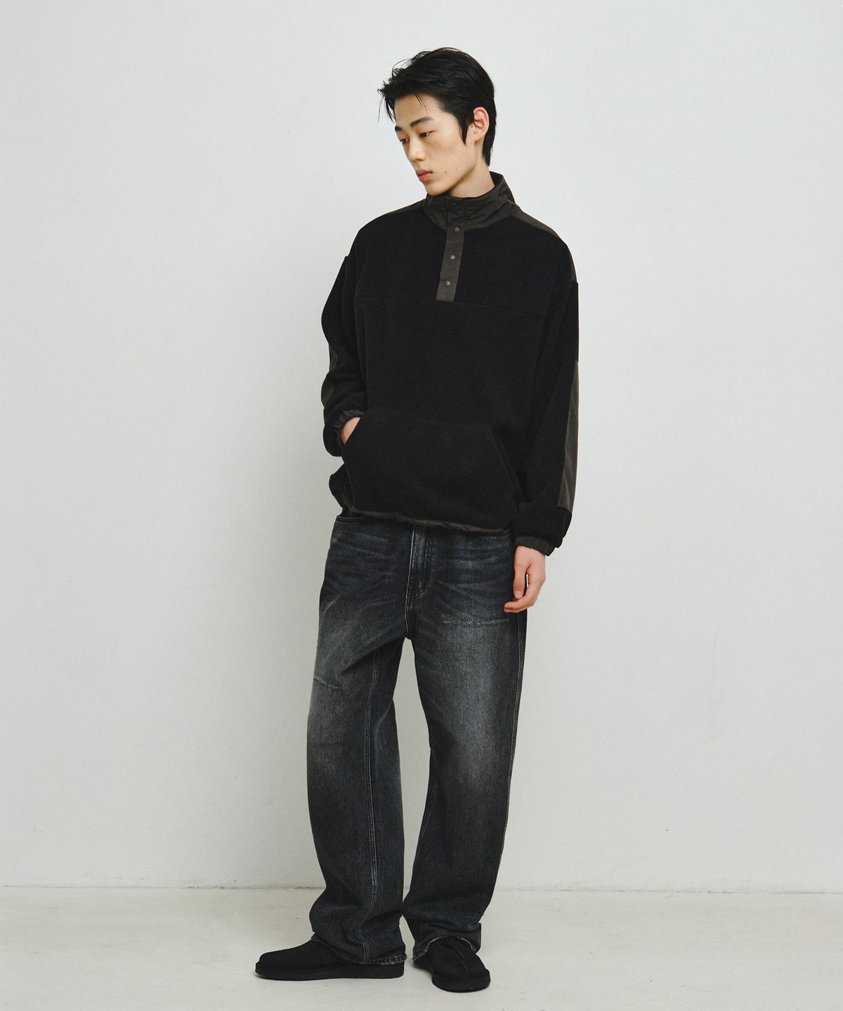 엔도어(ENDOOR) Drift Fleece Pullover (Black)