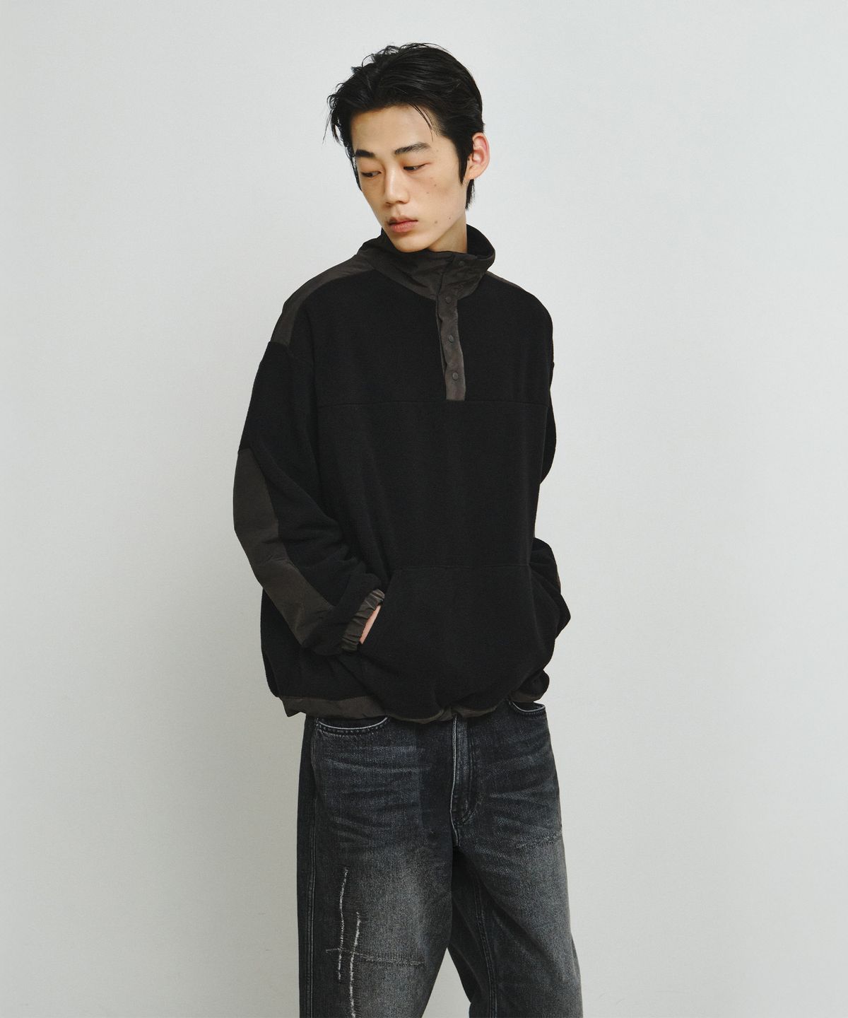 엔도어(ENDOOR) Drift Fleece Pullover (Black)