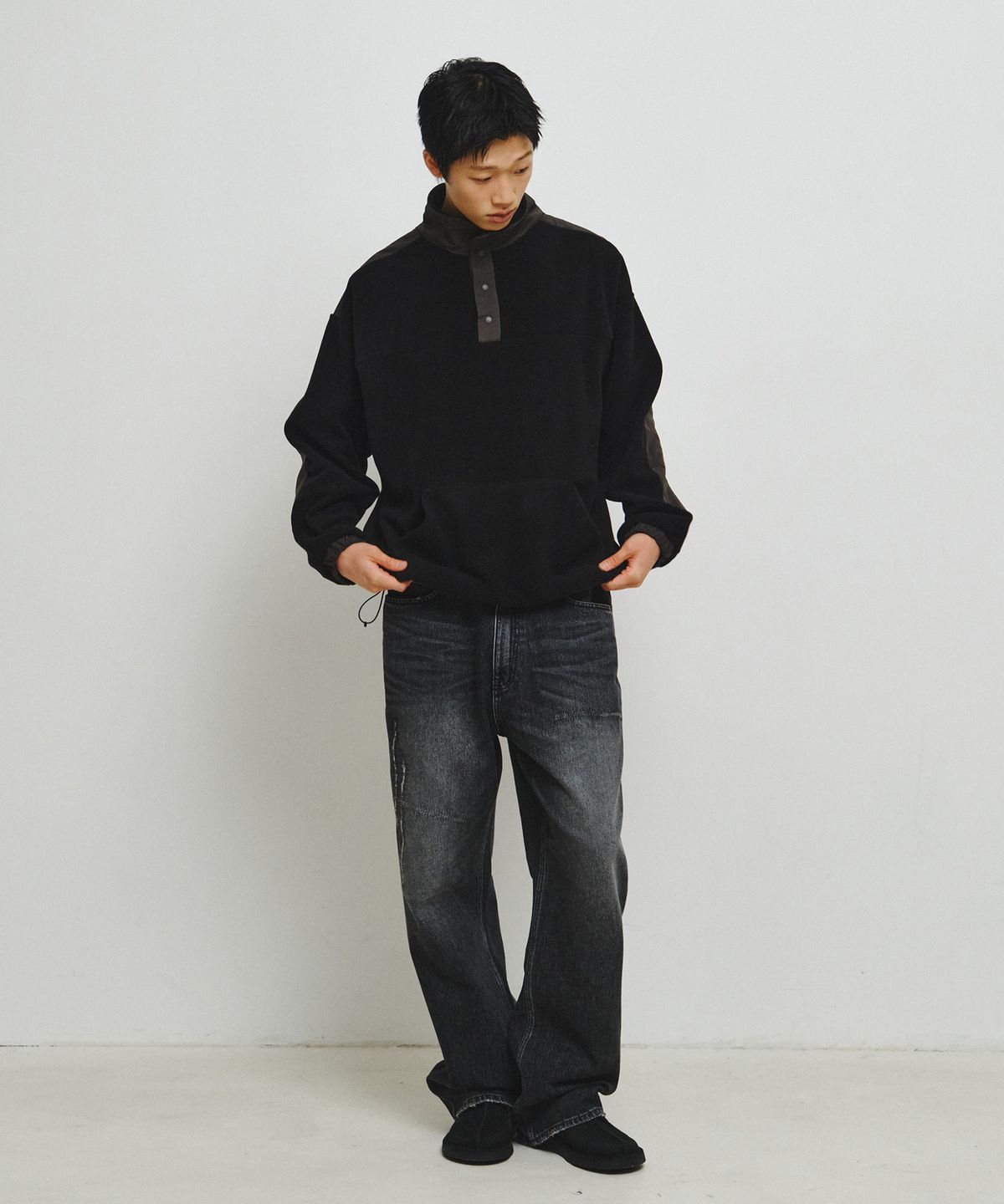 엔도어(ENDOOR) Drift Fleece Pullover (Black)