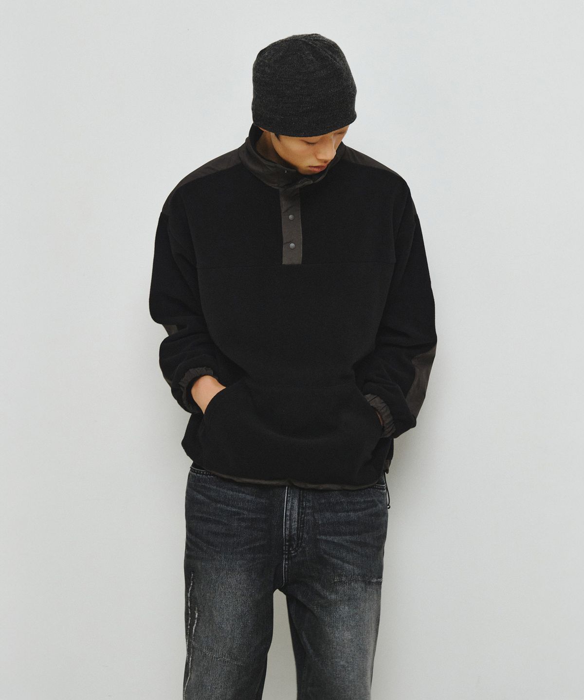 엔도어(ENDOOR) Drift Fleece Pullover (Black)