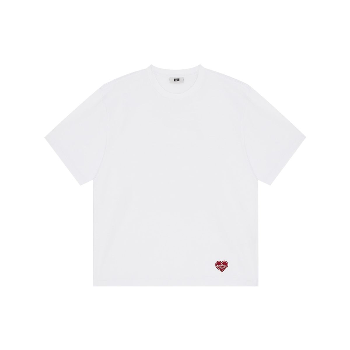 이피티(EPT) HEART LOGO WAPPEN T-SHIRT_WHITE