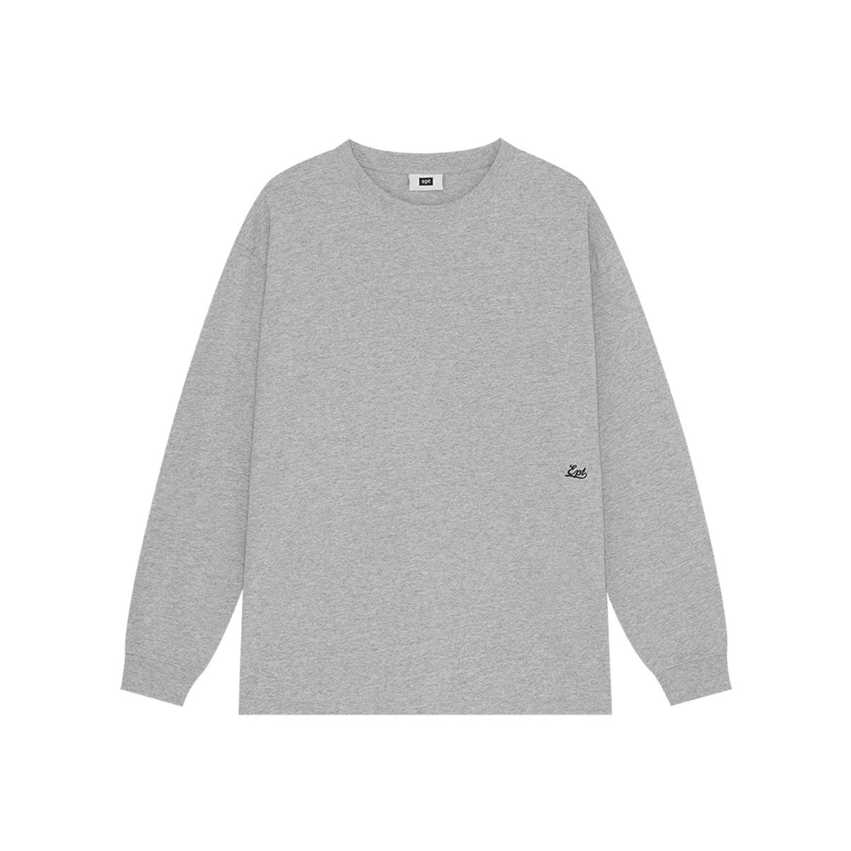이피티(EPT) BASEBALL LOGO LONG SLEEVE_HEATHER GREY