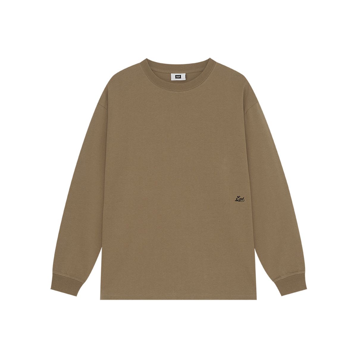 이피티(EPT) BASEBALL LOGO LONG SLEEVE_BROWN