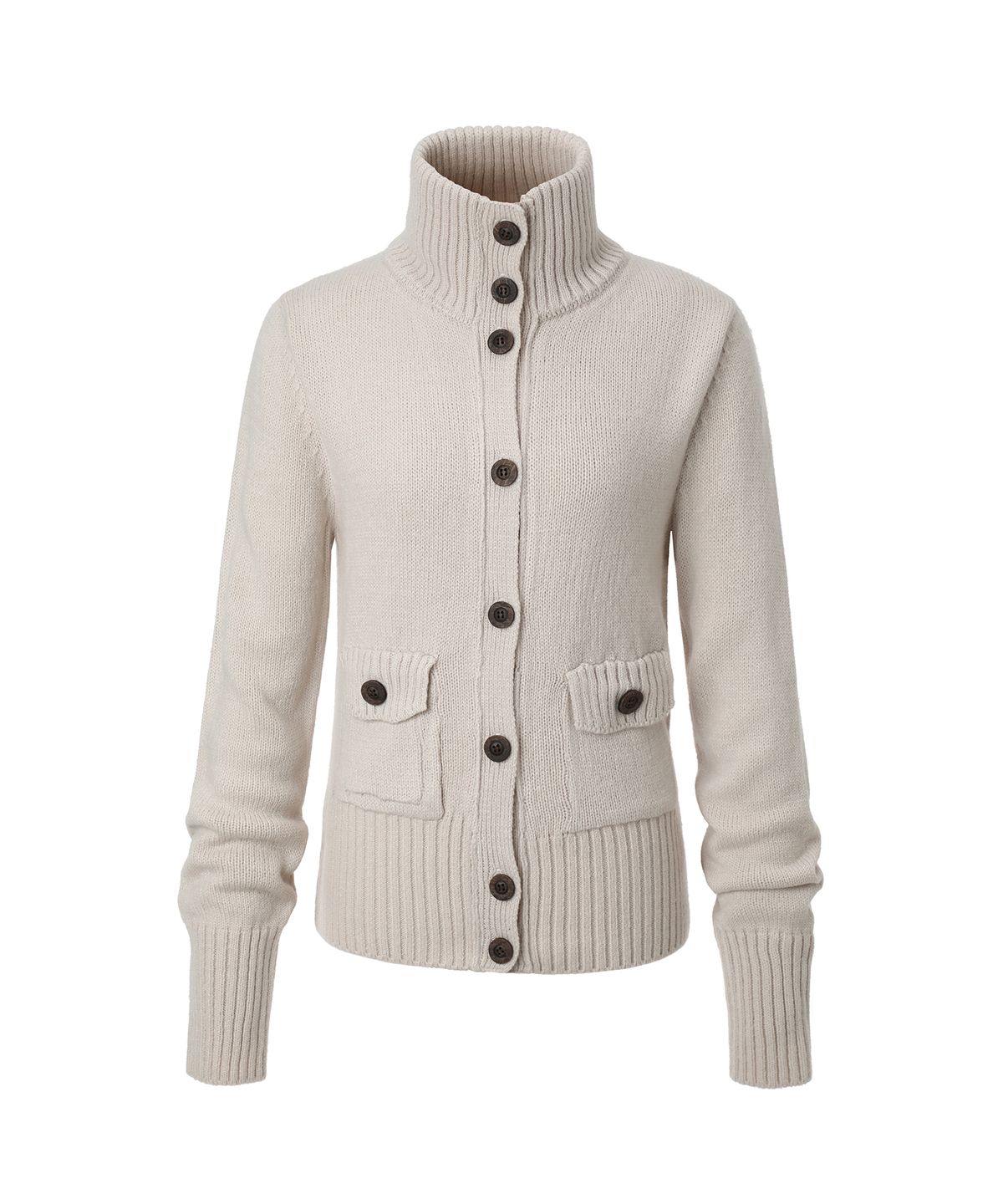 미레코(MIRECO) PATCH POCKET KNIT CD IVORY