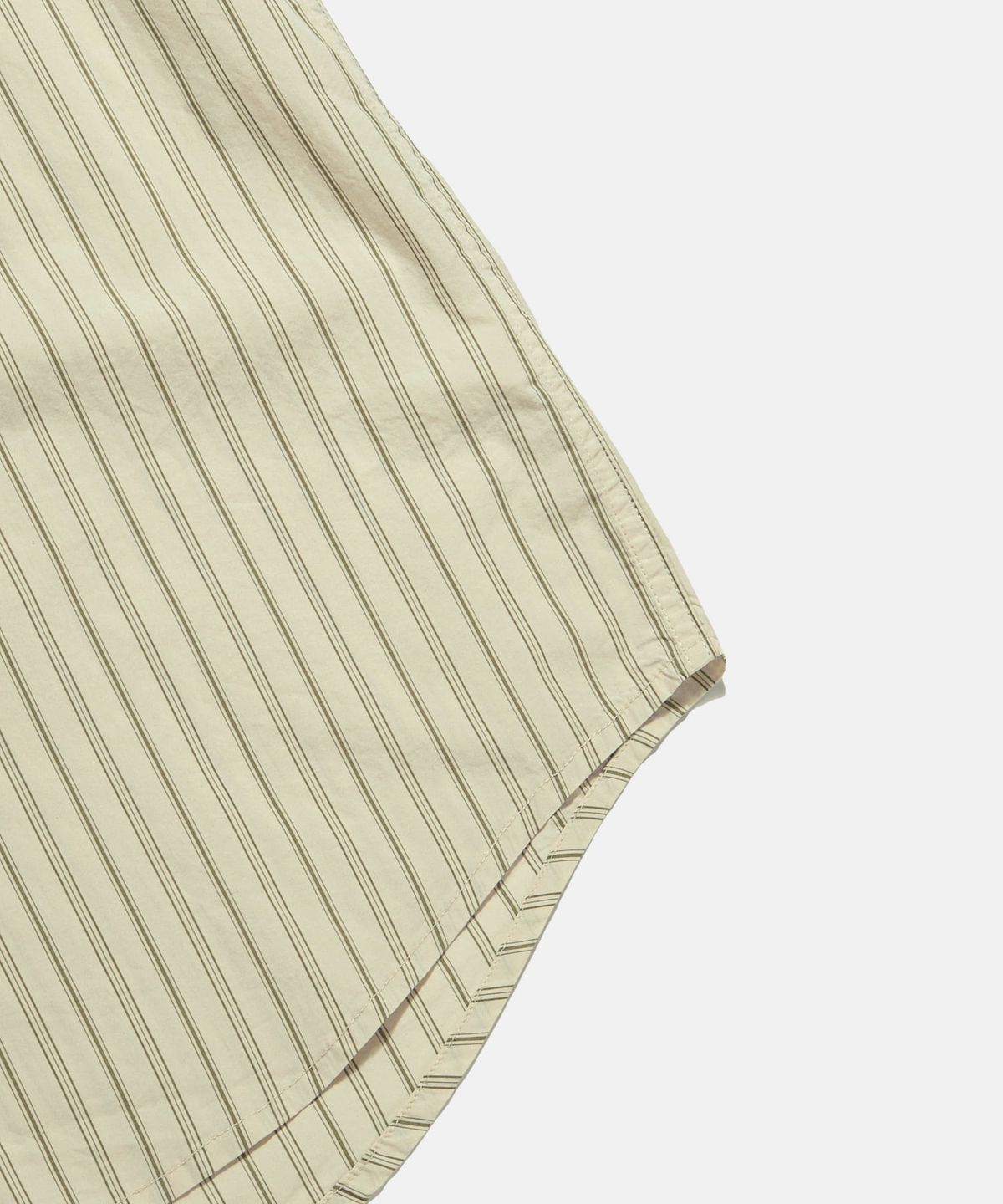 에스피오나지(ESPIONAGE) Vintage Stripe 2 Pocket Shirt Cream