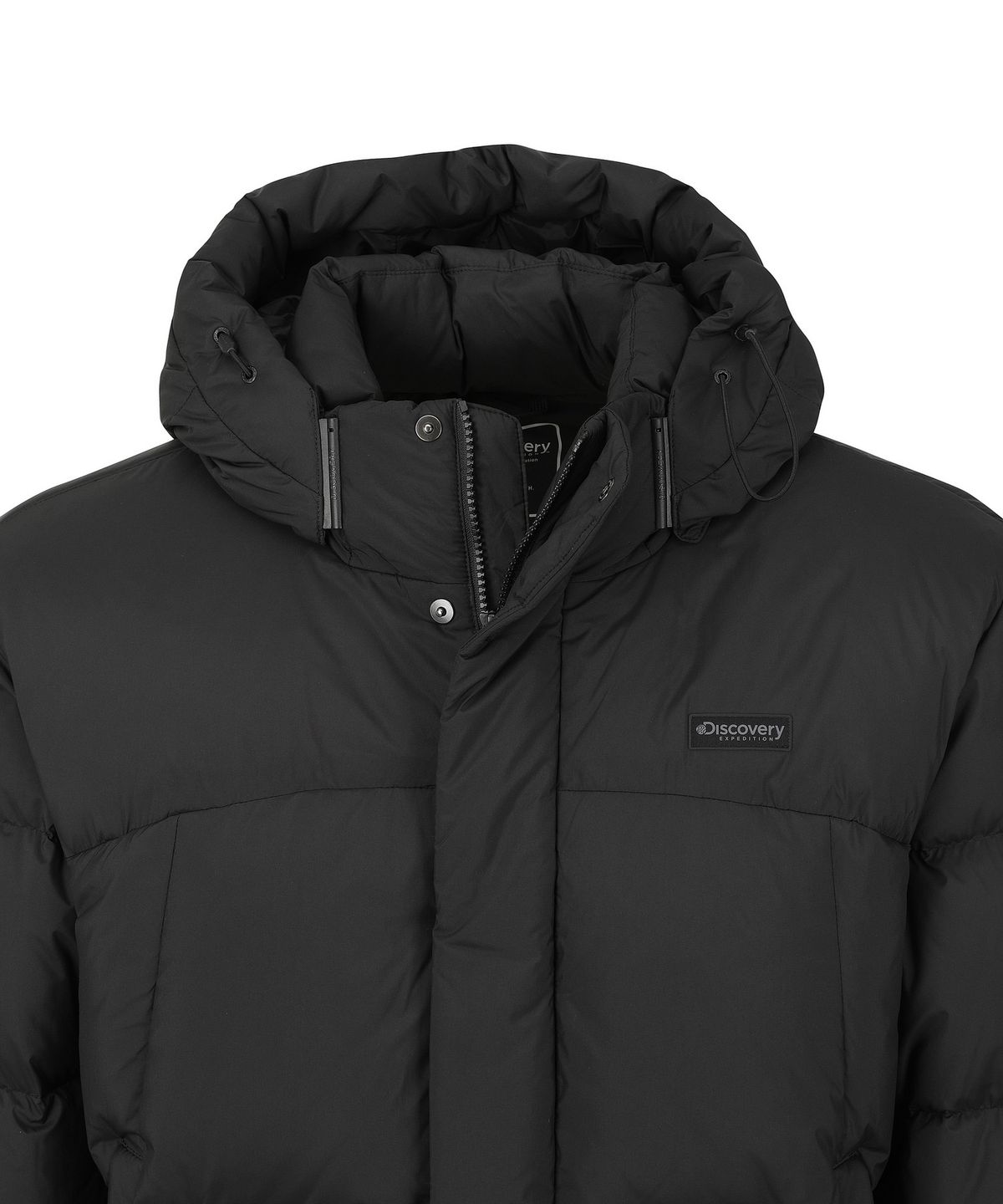 디스커버리 익스페디션(DISCOVERY EXPEDITION) 남성 베른 구스다운 숏패딩 (BLACK)
