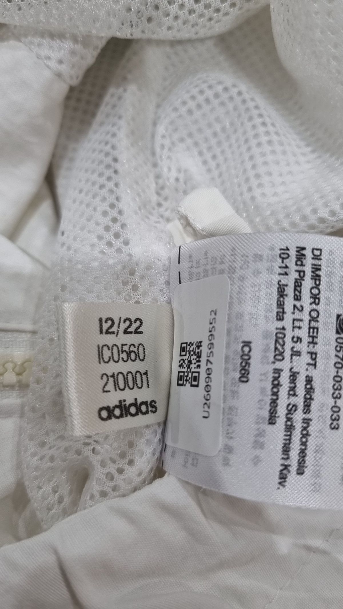 아디다스(ADIDAS) 3S 우븐 윈드 브레이커 - 화이트 / IC0560 XS