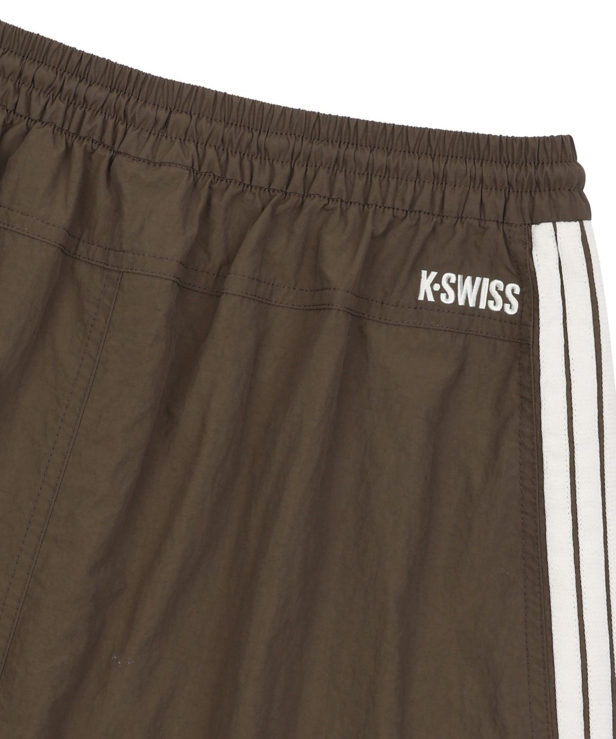 케이스위스(K-SWISS) 여성 우븐 스트라이프 롱 스커트_1KSSKFV504BR