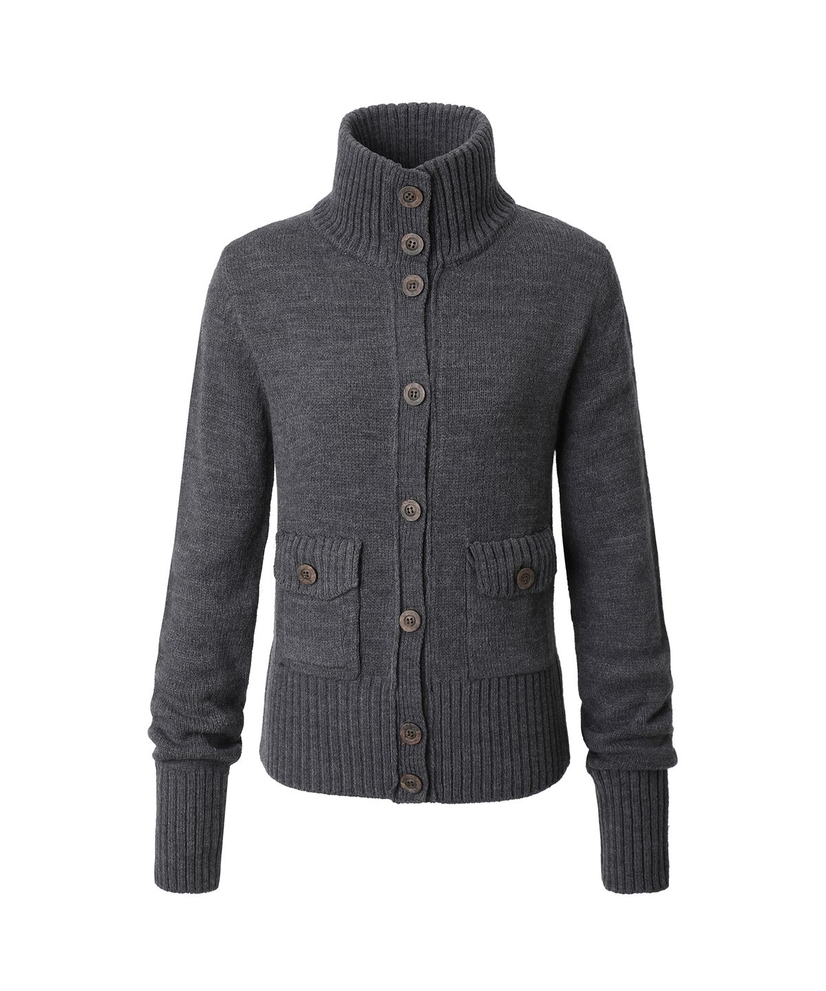 미레코(MIRECO) PATCH POCKET KNIT CD CHARCOAL