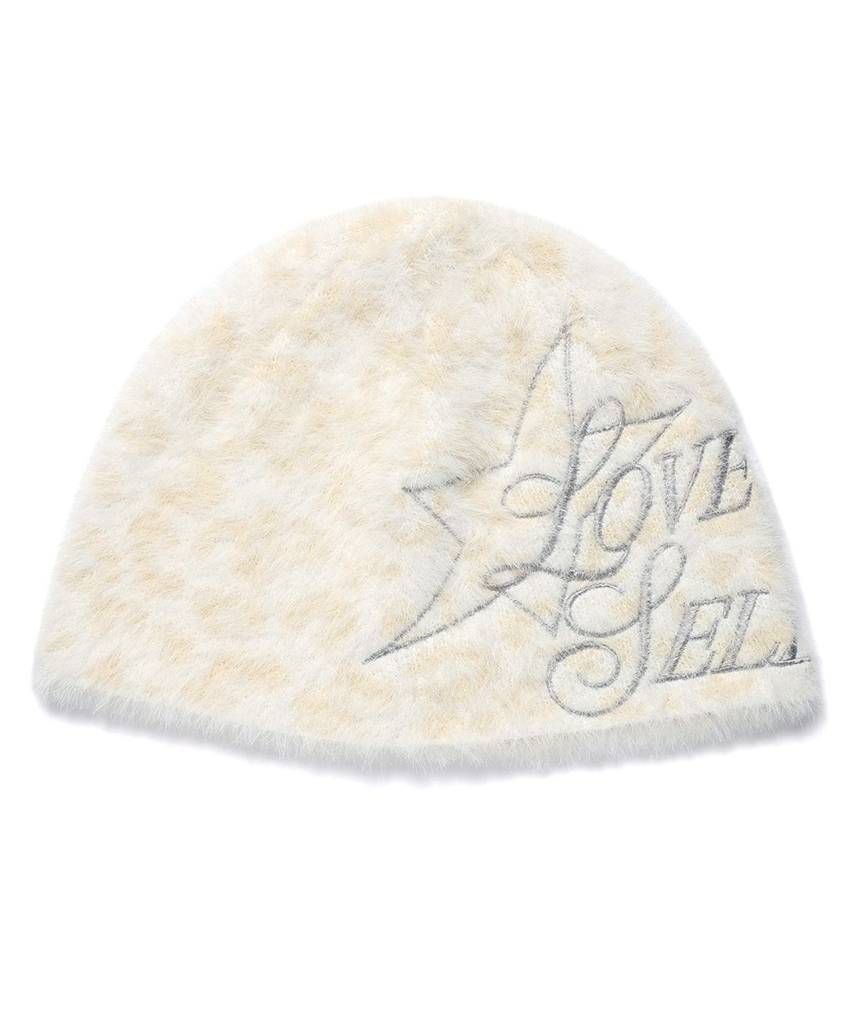 카비시(CAVISH) LOVE SELLER LEOPARD KNIT BEANIE IVORY(CV2GFUAB31A)