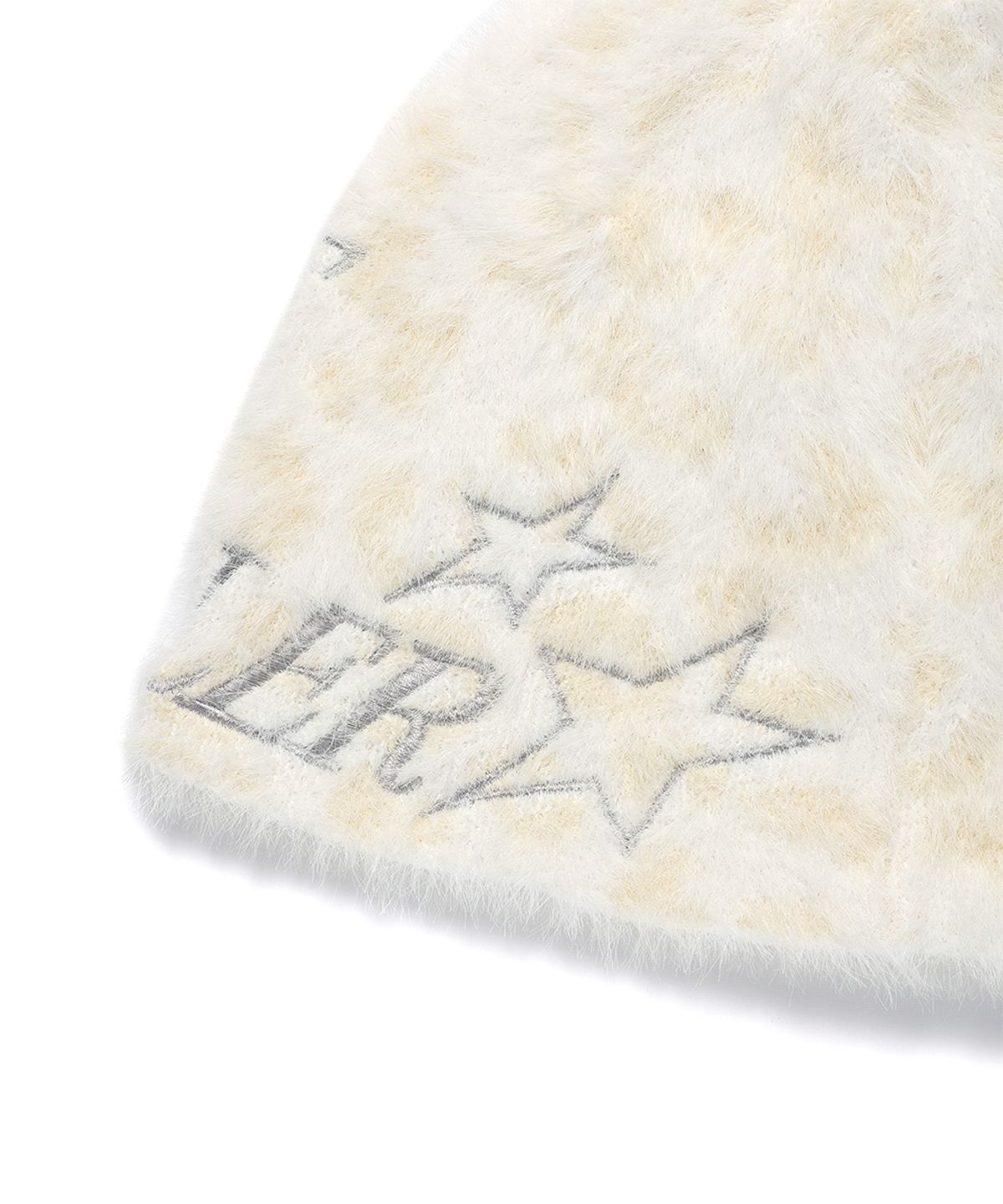 카비시(CAVISH) LOVE SELLER LEOPARD KNIT BEANIE IVORY(CV2GFUAB31A)