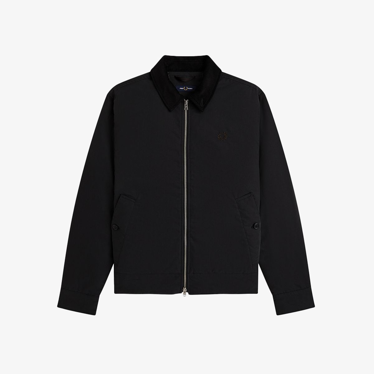 프레드페리(FRED PERRY) [Sharp] 투웨이 코튼 카반 재킷 - 블랙 AFPM2G38535-220