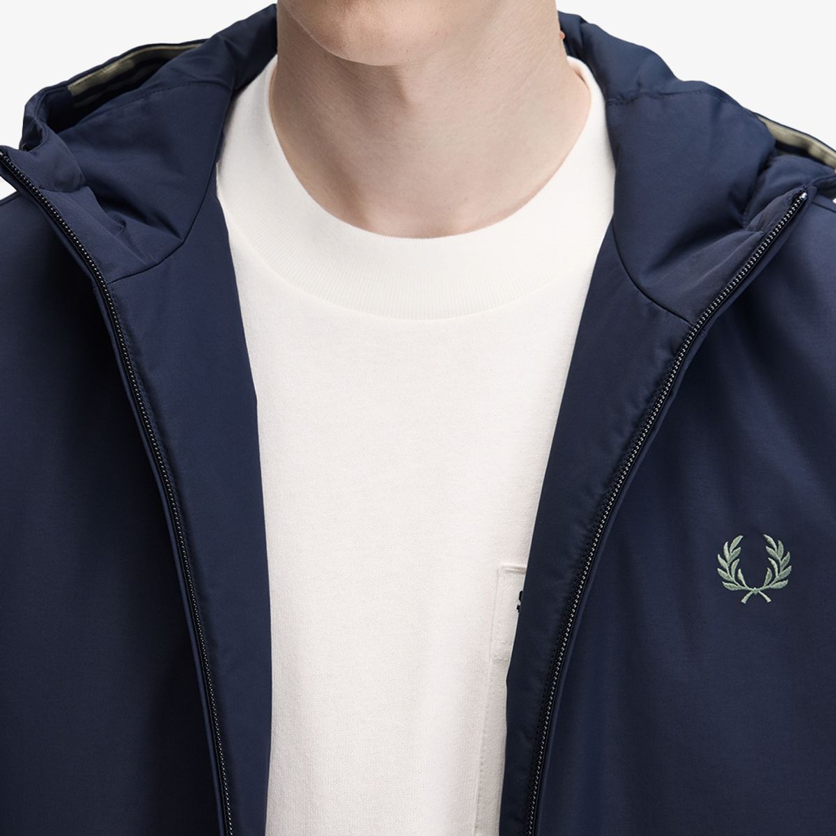 프레드페리(FRED PERRY) [Sport] 후드 브렌댐 재킷 - 다크에어포스 AFPM2G31304-738