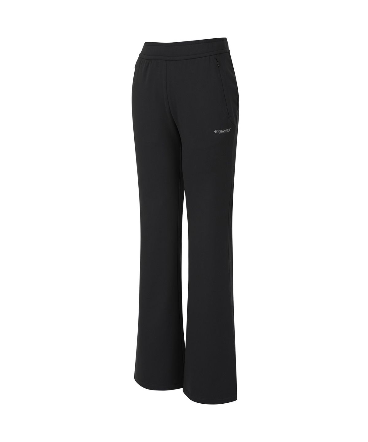 디스커버리 익스페디션(DISCOVERY EXPEDITION) 여성 엑티브 기모 트레이닝 슬림 부츠컷 팬츠 (BLACK)
