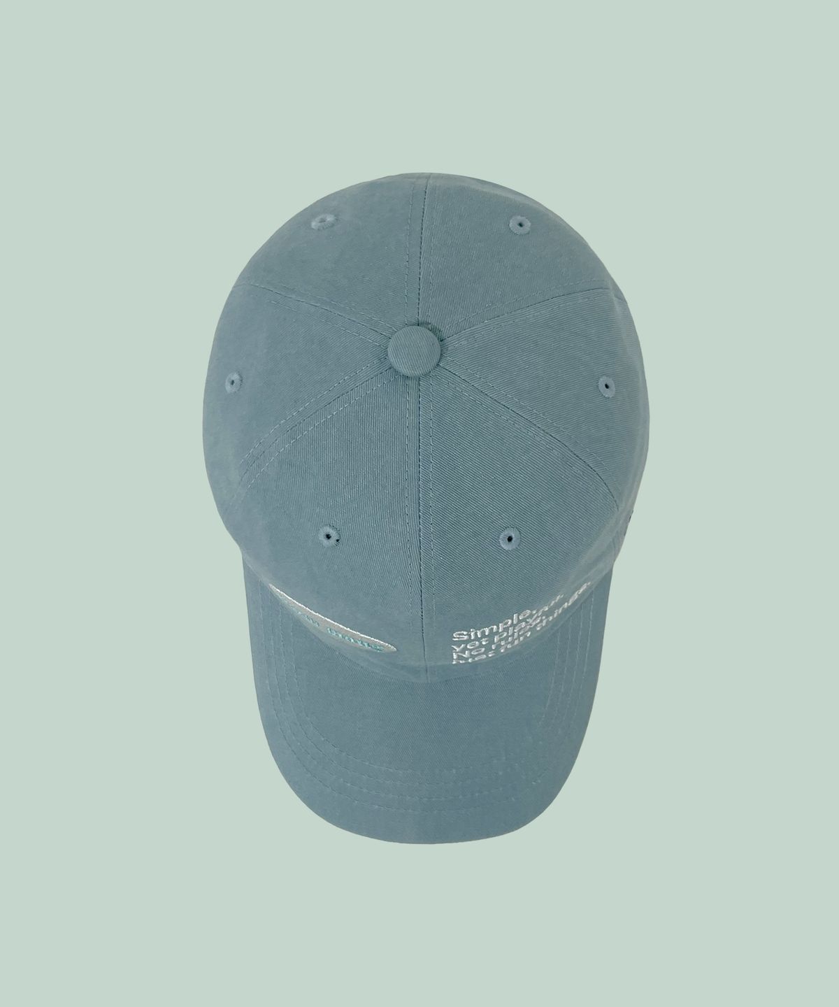 마우그(MAUG) 마우그 팀 자수 로고 볼캡 스카이