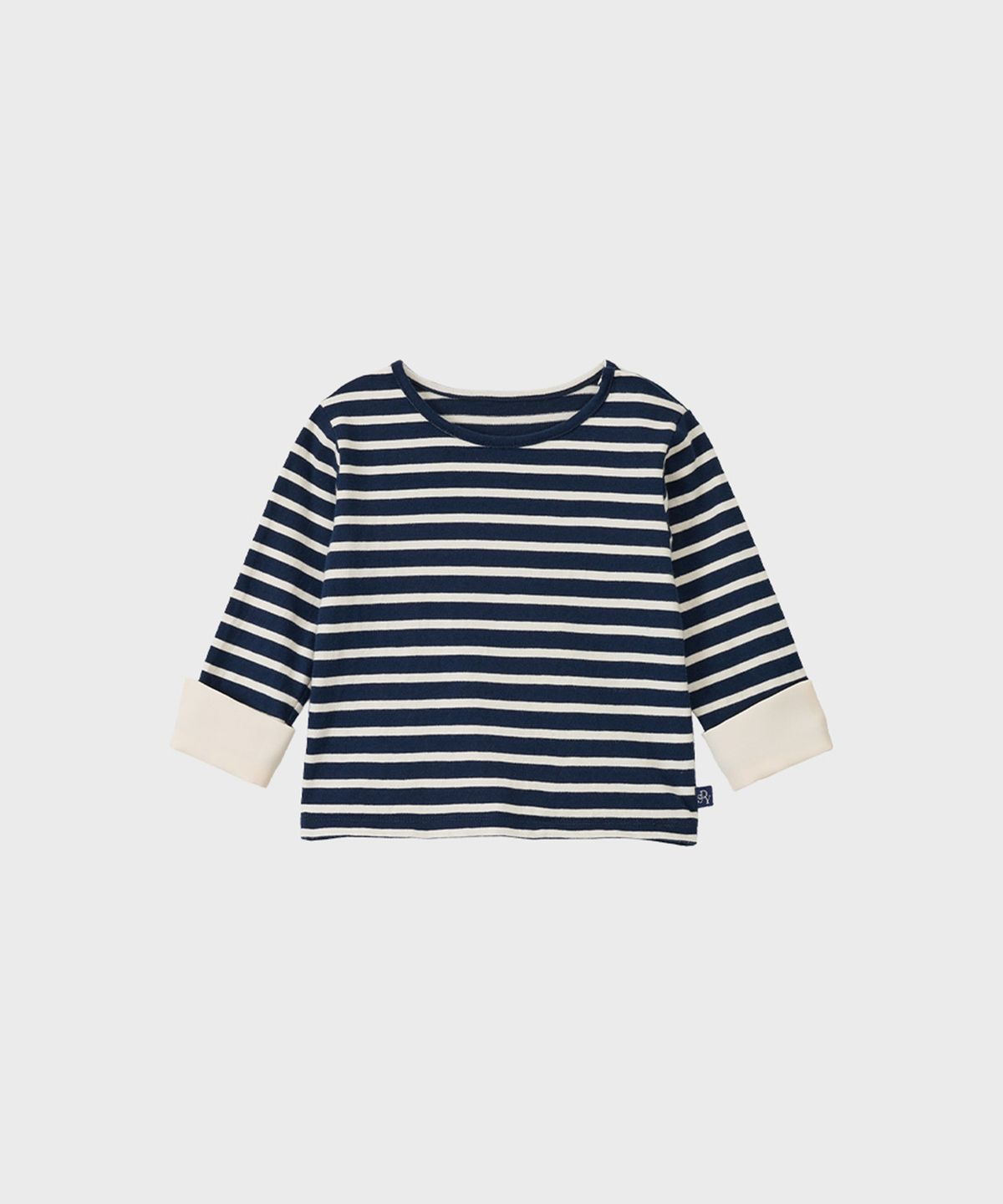 살롱 드 욘(SALON DE YOHN) Stripe Cuffs Tee_ Kids