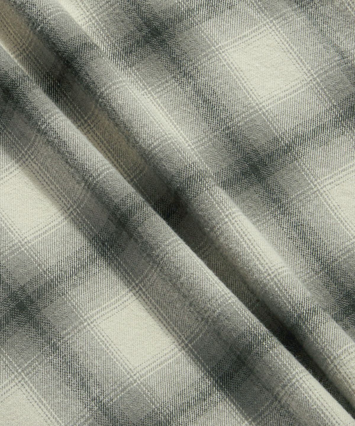 에스피오나지(ESPIONAGE) Ombre Plaid Western Shirt Grey