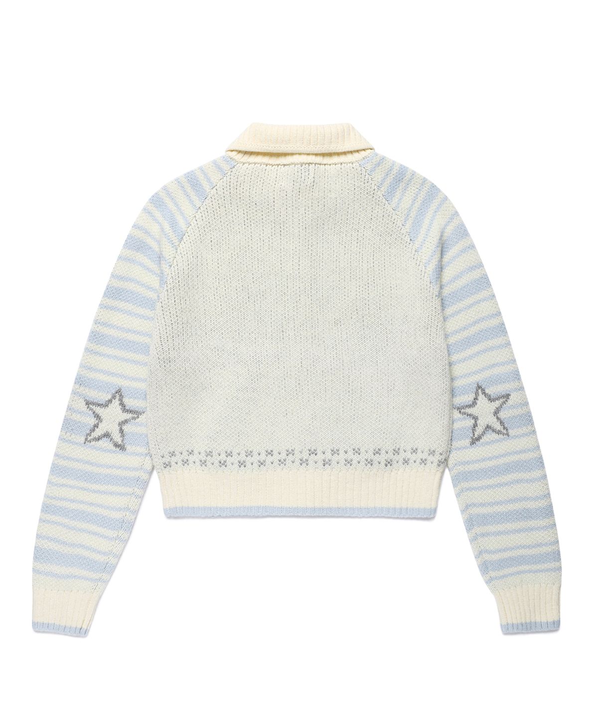 카비시(CAVISH) CATS BUTTON ZIP UP CARDIGAN IVORY(CV2GFUK681A)