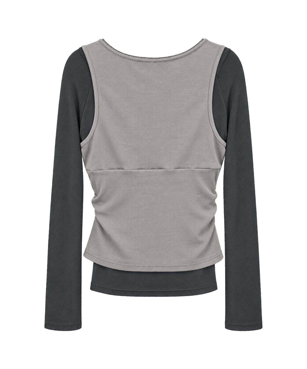 아크무어(ARCMOOR) 크로스 랩 레이어드 (Light Grey)