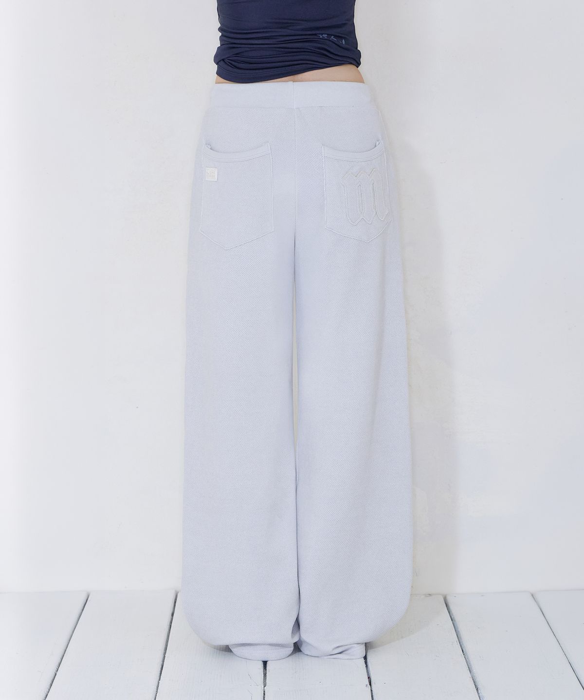 미레코(MIRECO) FADED PIGMENT SWEAT PT GREY