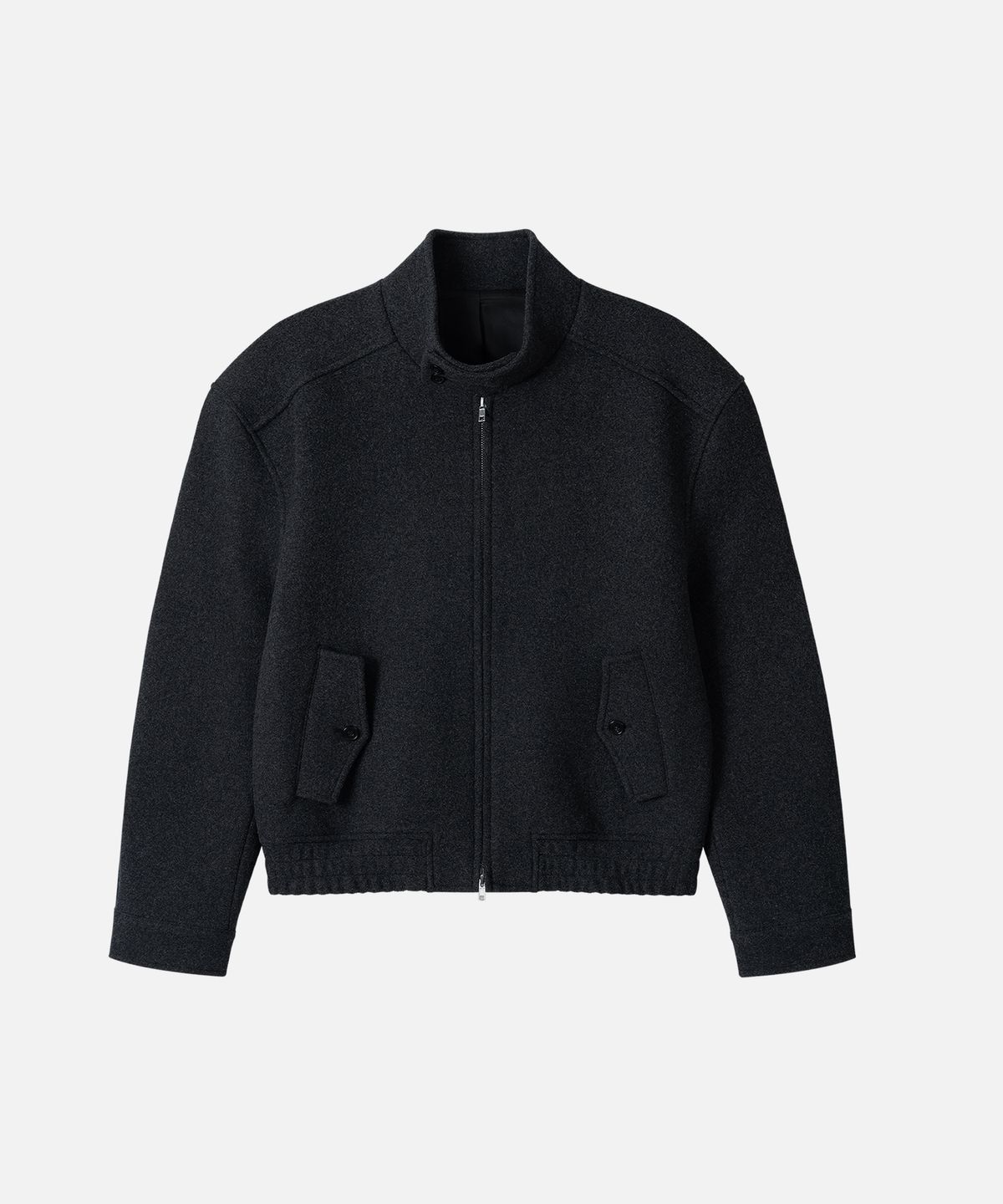 드로우핏(DRAW FIT) 울 블렌드 해링턴 자켓 [M.CHARCOAL]