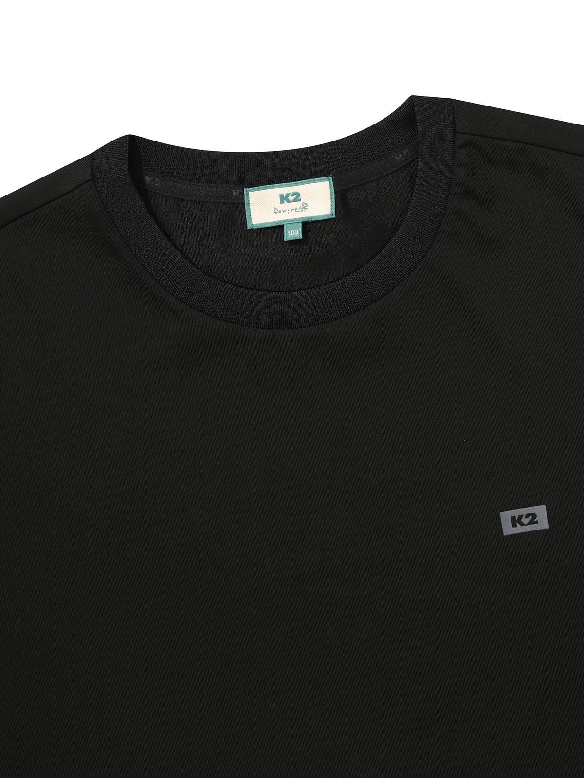 케이투(K2) FOR:REST 반팔 그래픽 티셔츠 (공용)_Black_KMU26245Z1
