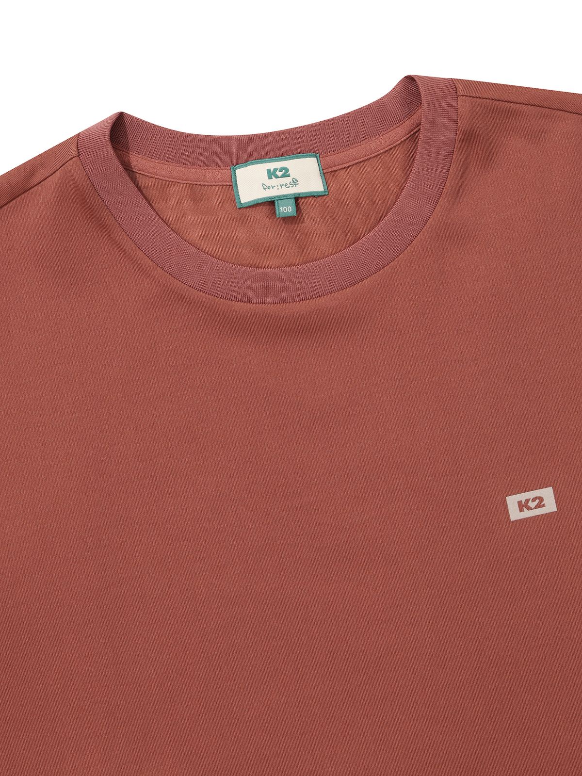 케이투(K2) FOR:REST 반팔 그래픽 티셔츠 (공용)_TERRA COTTA_KMU262454E