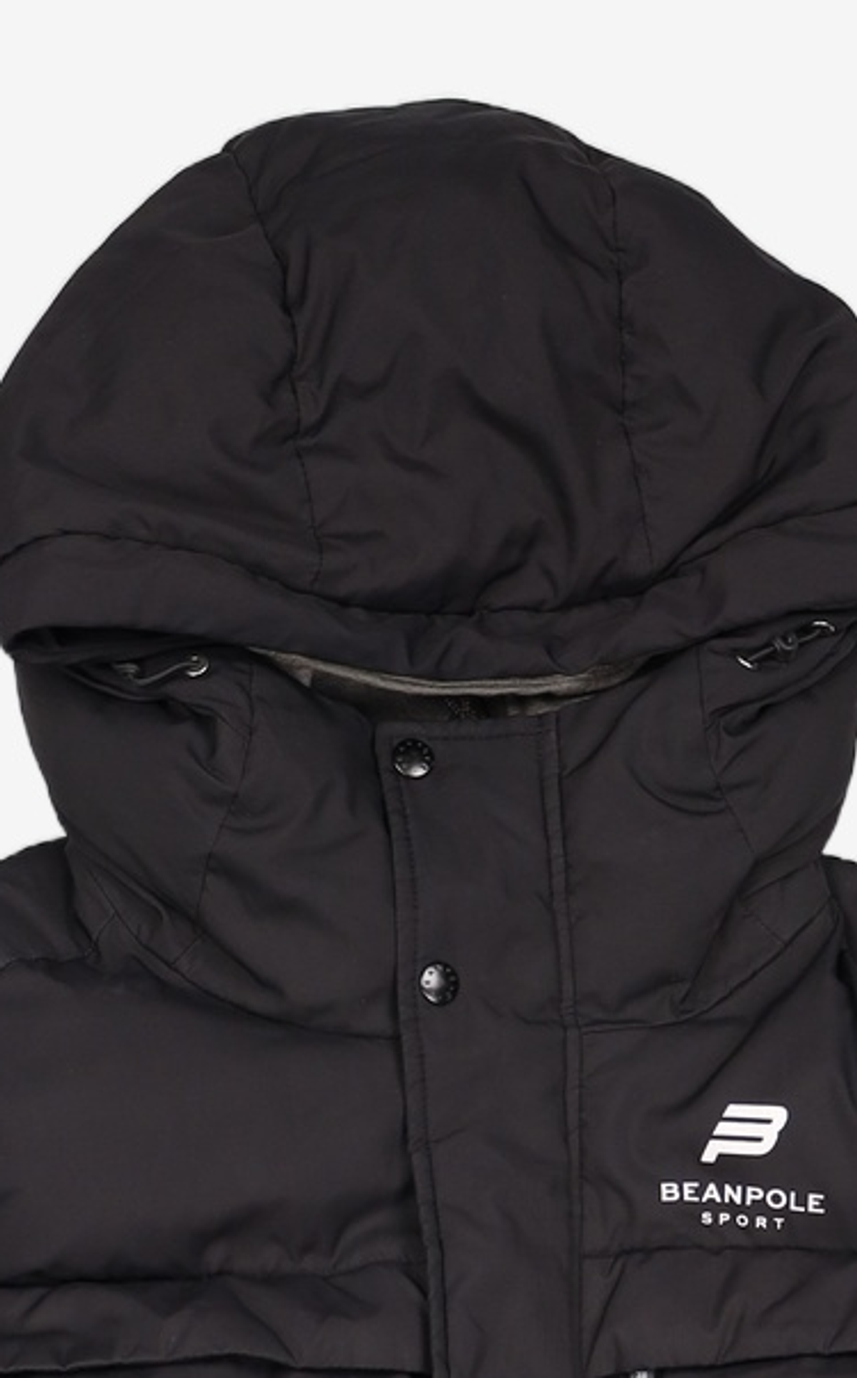 빈폴 스포츠(BEANPOLE SPORT) Unisex 블랙 SUPER 벤치 파카 롱패딩 100
