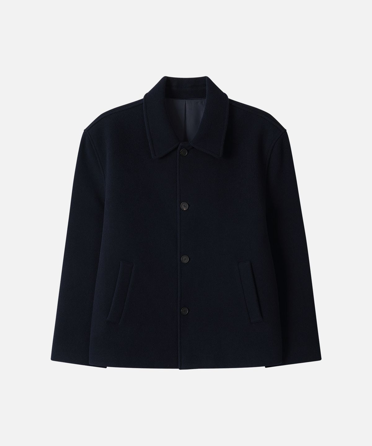 드로우핏(DRAW FIT) 울 블렌드 쇼트 코트 [NAVY]