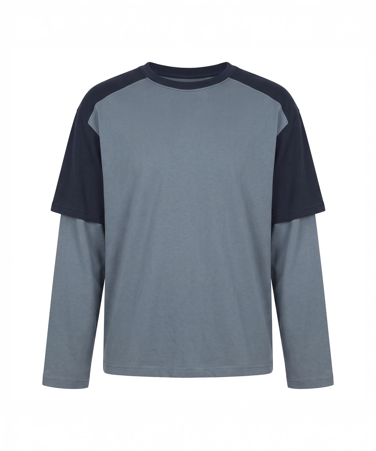 피알씨에스에스(PRCSS) Double Layer Long Sleeve - Blue