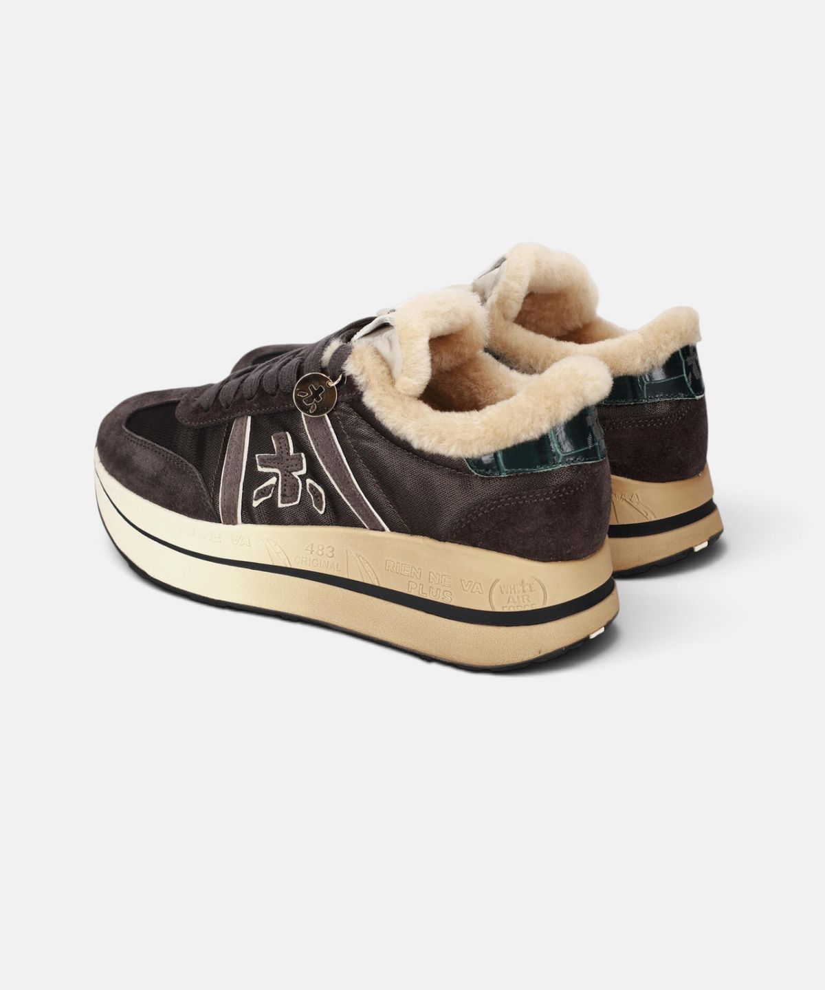 프리미아타(PREMIATA) [26FW][BETHCOIN] 진한 브라운 여성 베스코인 스니커즈