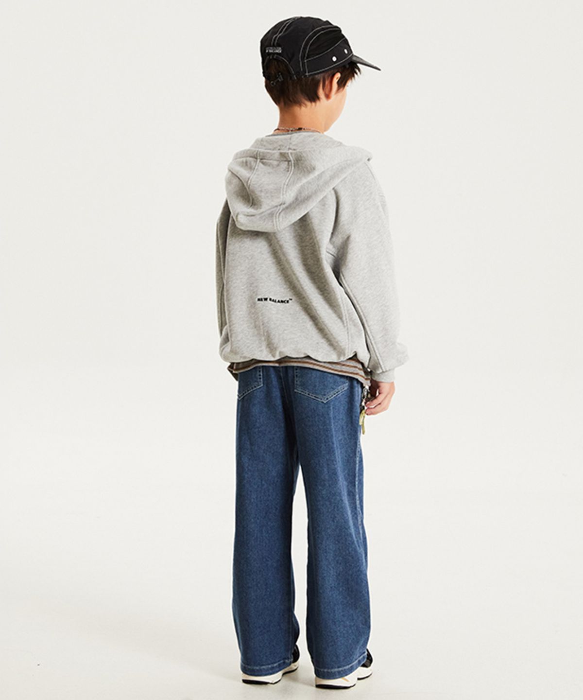 뉴발란스 키즈(NEWBALANCEKIDS) 스트레이트 데님 팬츠 NK9TG4903U55