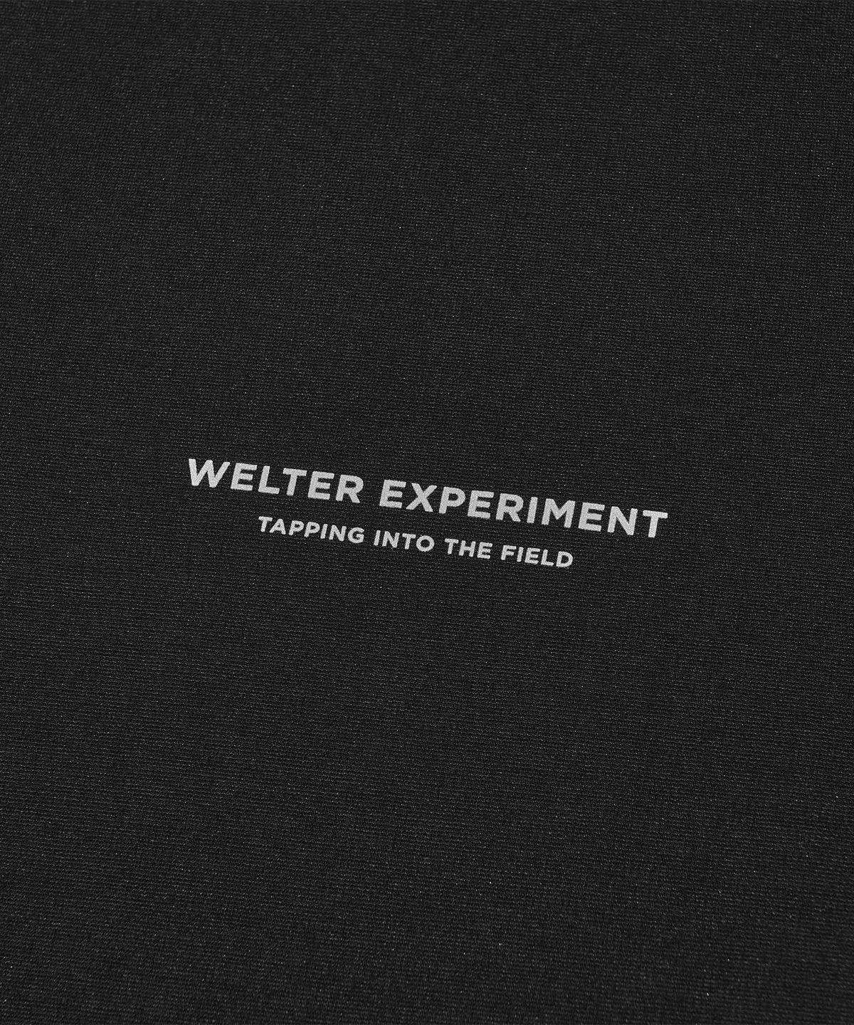 웰터 익스페리먼트(WELTER EXPERIMENT) 스트림라인 롱슬리브 티셔츠 블랙