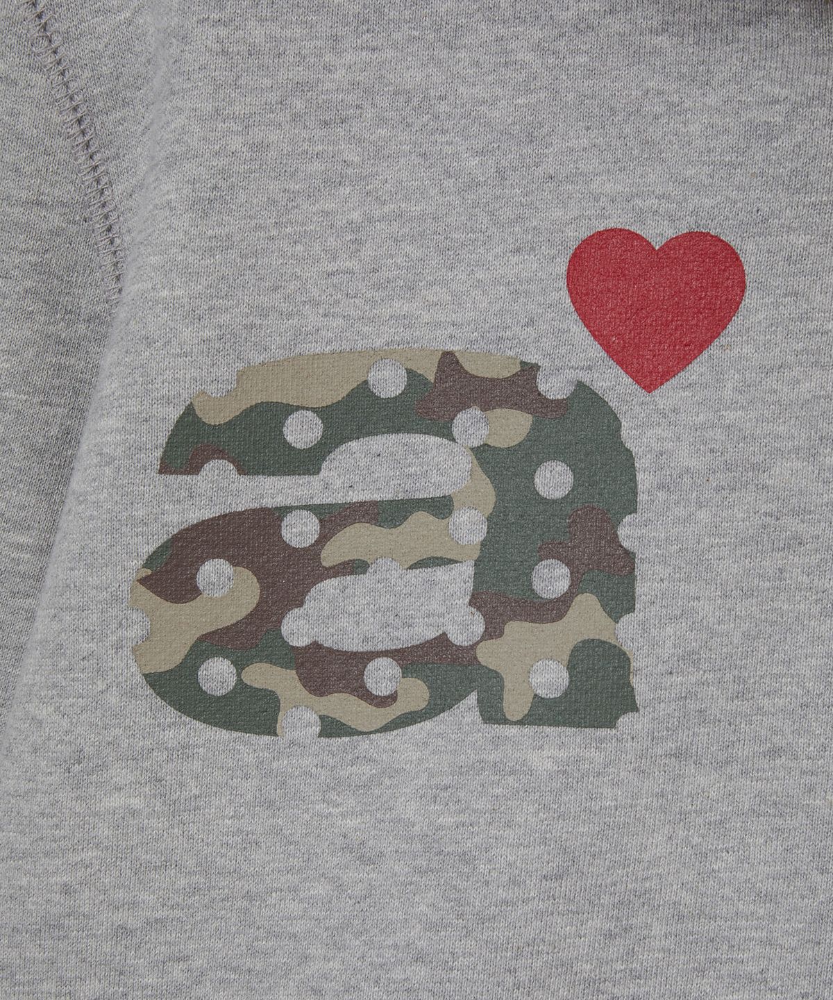 에이이에이이(AEAE) FUR DOT SMALL LETTER HOOD ZIP UP [MELANGE GREY]