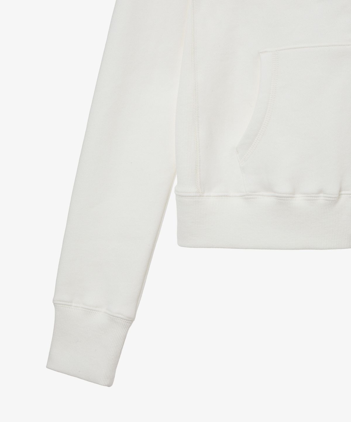 에이이에이이(AEAE) FUR DOT SMALL LETTER HOOD ZIP UP [IVORY]
