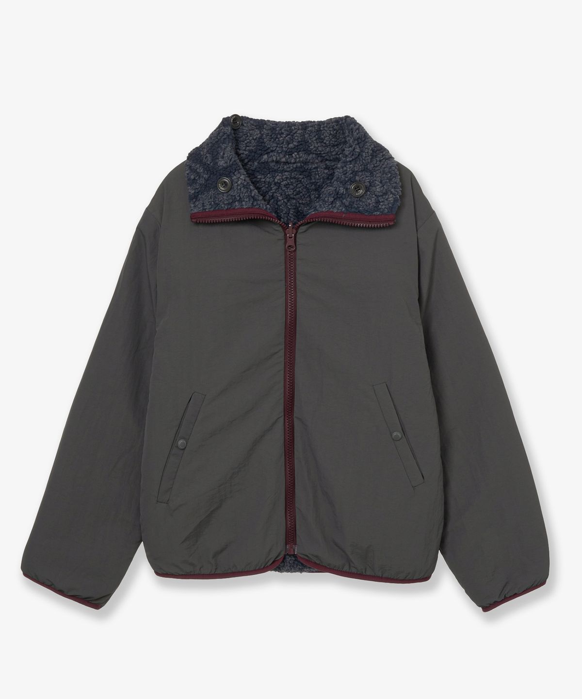 에이이에이이(AEAE) DUMBLE FLEECE JACKET [NAVY]