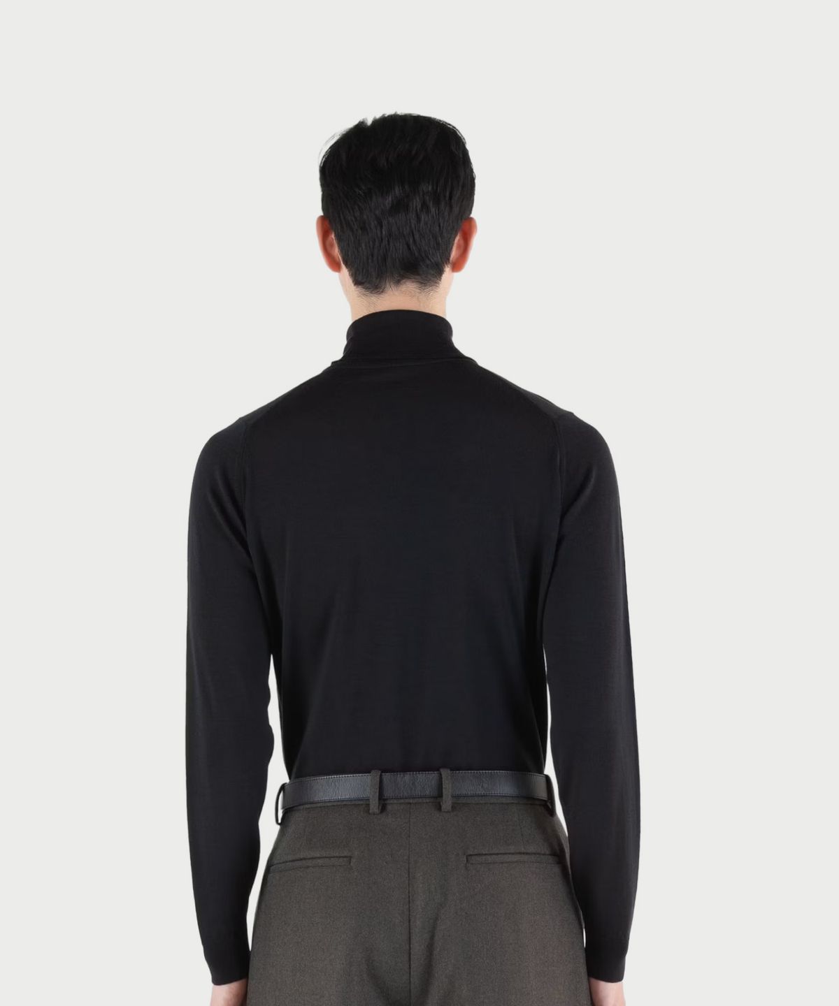 존 스메들리(JOHN SMEDLEY) CHERWELL Extra Fine Merino Wool Standard Fit Roll Neck Pullover Core 10 Colors