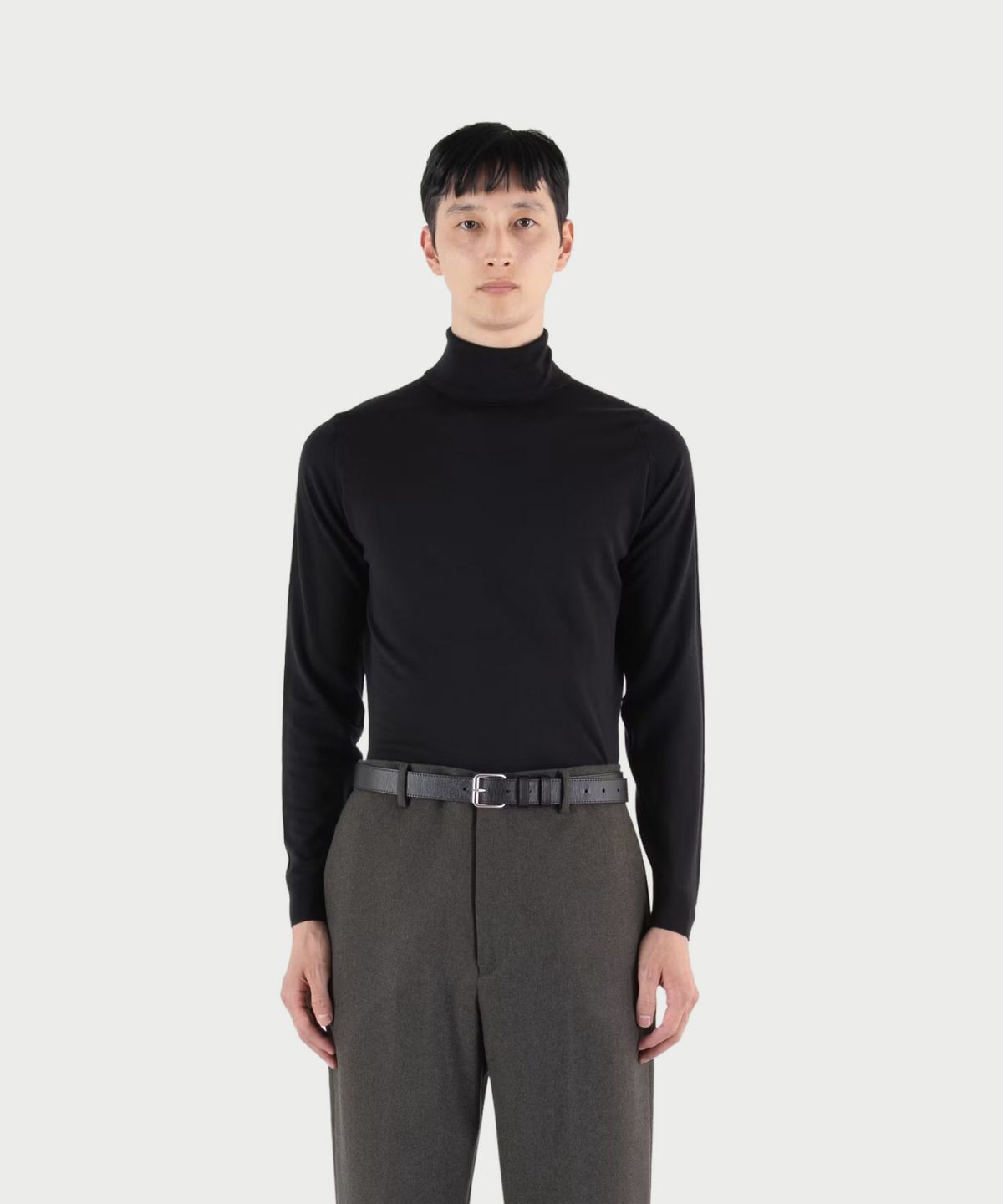 존 스메들리(JOHN SMEDLEY) CHERWELL Extra Fine Merino Wool Standard Fit Roll Neck Pullover Core 10 Colors