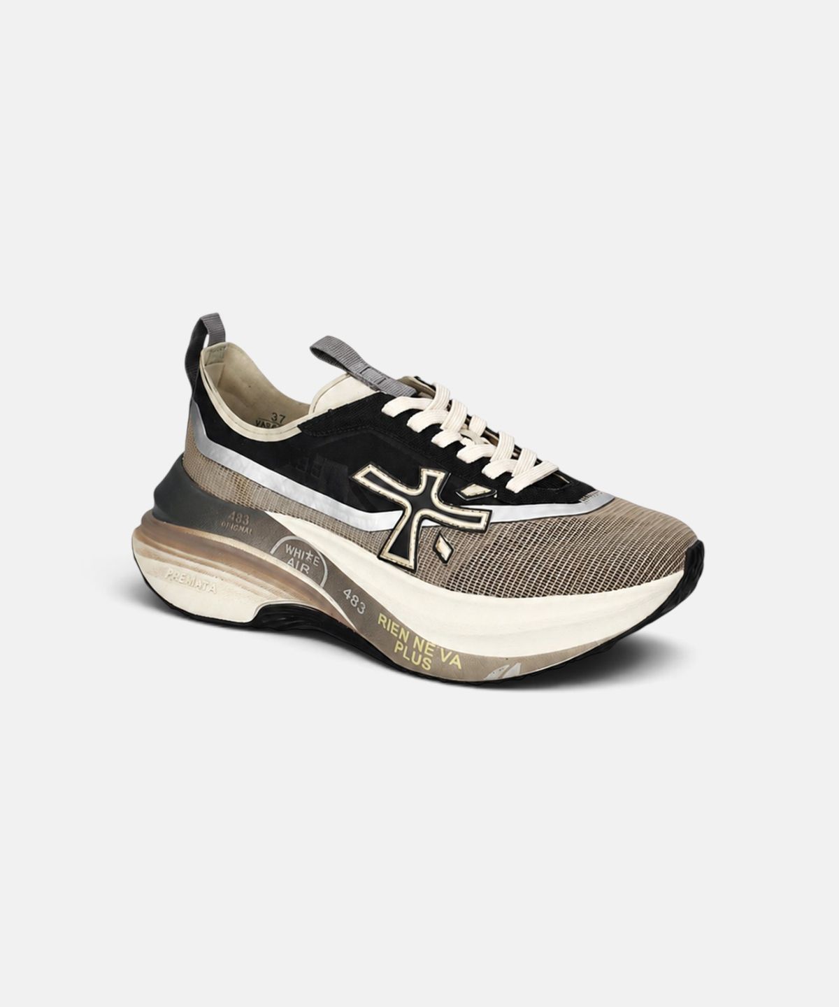 프리미아타(PREMIATA) [26FW][HILL] 블랙 여성 힐 스니커즈