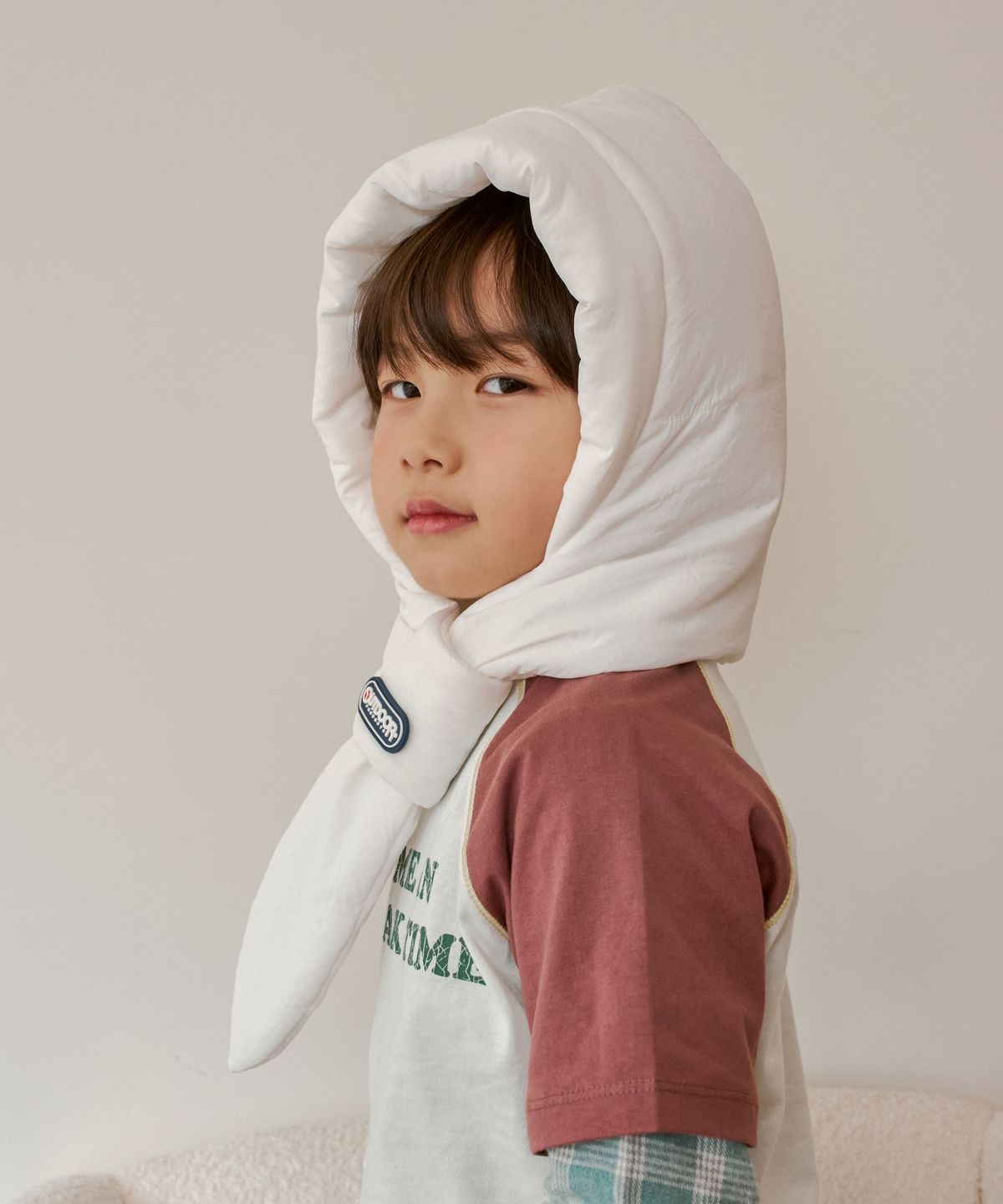 아웃도어 프로덕츠 키즈(OUTDOOR PRODUCTS KIDS) 키즈 포근 후드 패딩 머플러