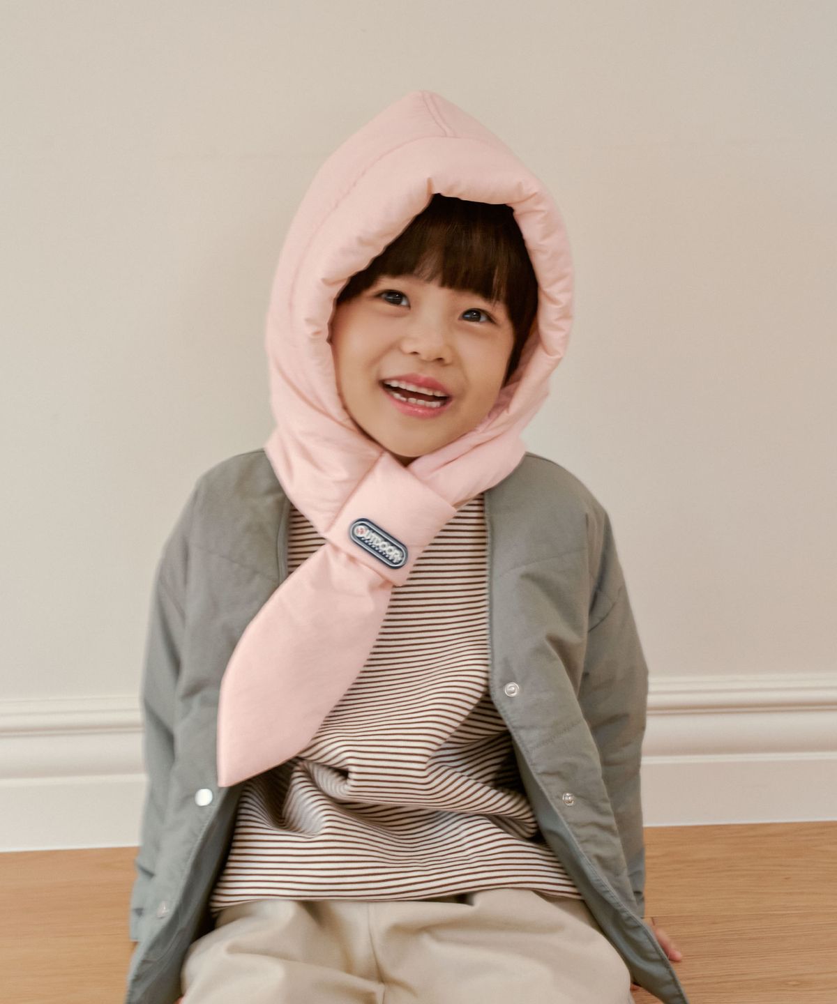 아웃도어 프로덕츠 키즈(OUTDOOR PRODUCTS KIDS) 키즈 포근 후드 패딩 머플러