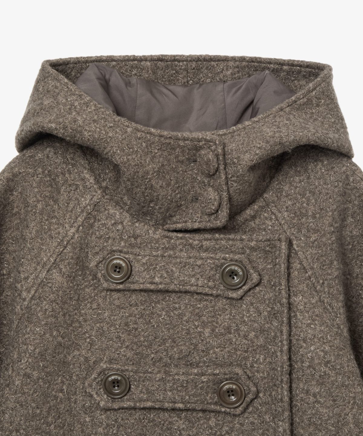 에이이에이이(AEAE) BIG BUTTON HALF COAT [OATMEAL]