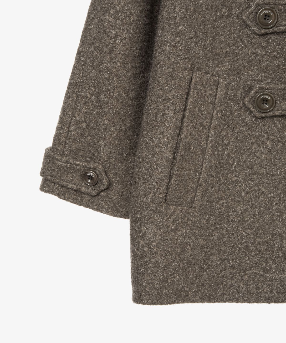 에이이에이이(AEAE) BIG BUTTON HALF COAT [OATMEAL]