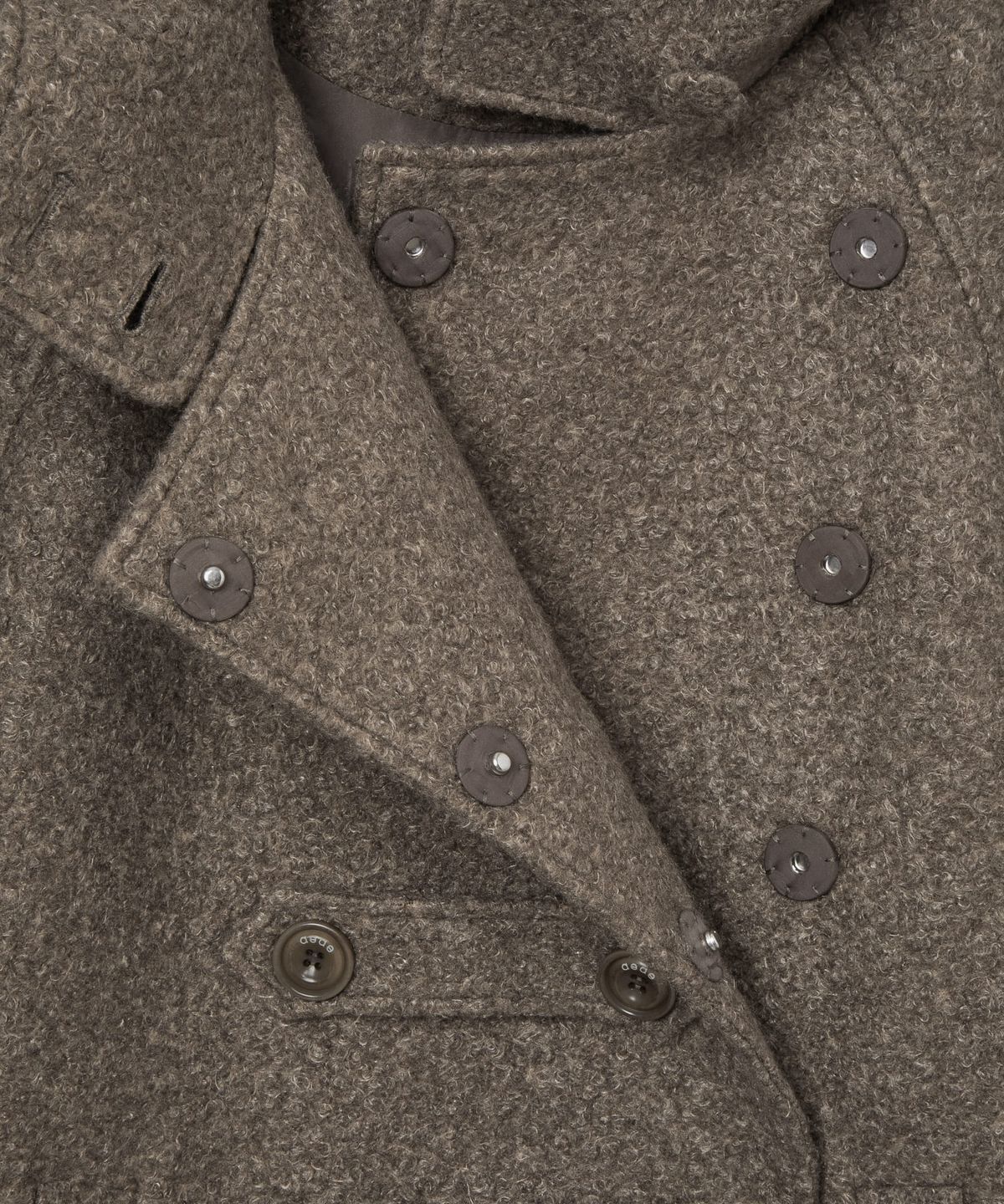 에이이에이이(AEAE) BIG BUTTON HALF COAT [OATMEAL]