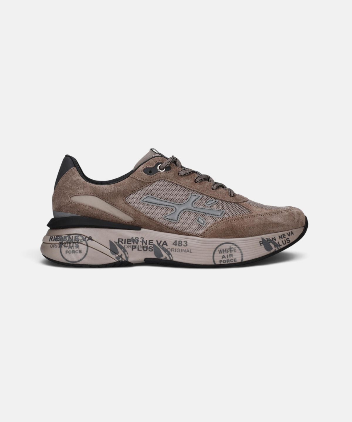프리미아타(PREMIATA) [26FW][MOERUN] 진한 브라운 남성 모에런 스니커즈