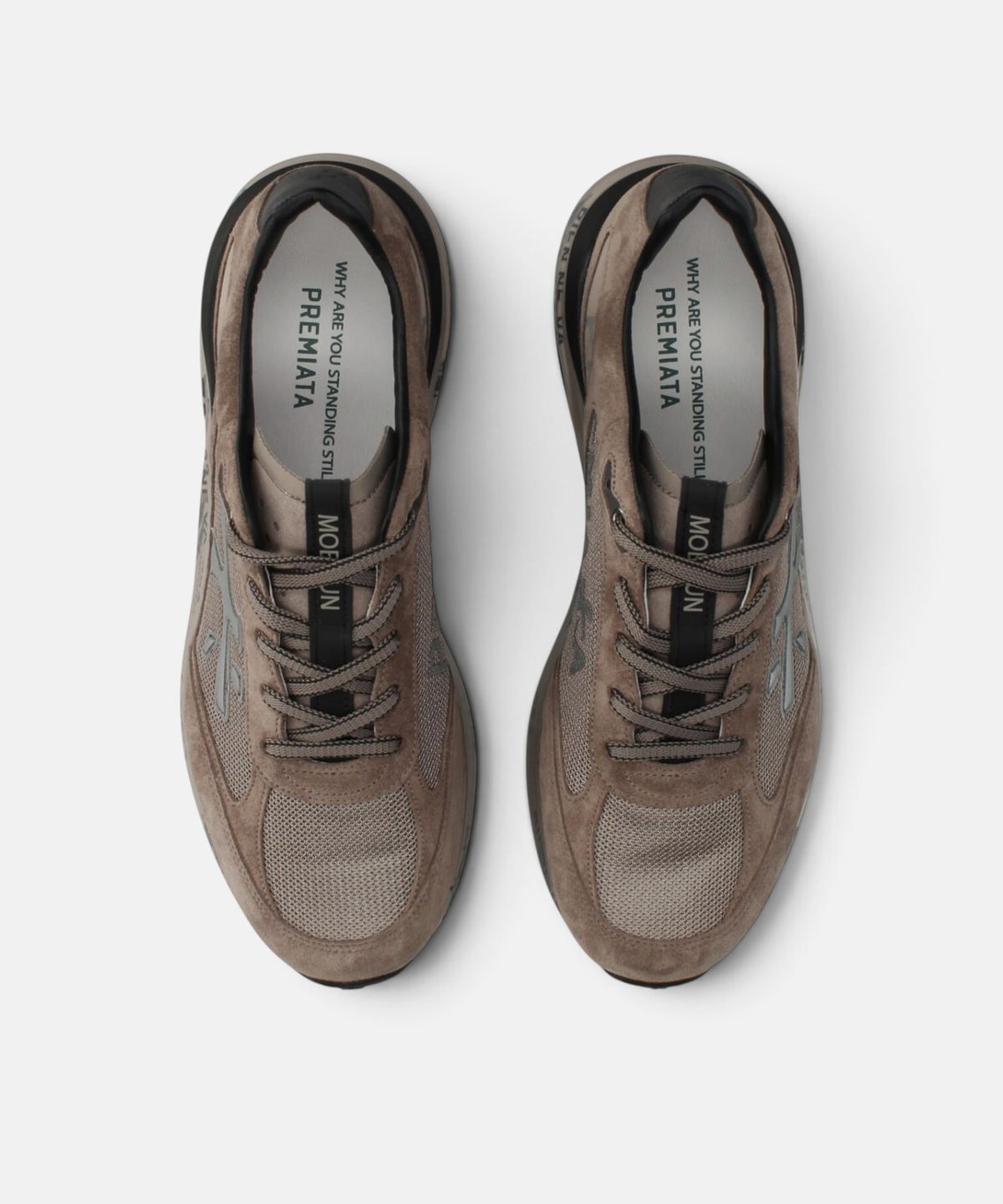 프리미아타(PREMIATA) [26FW][MOERUN] 진한 브라운 남성 모에런 스니커즈