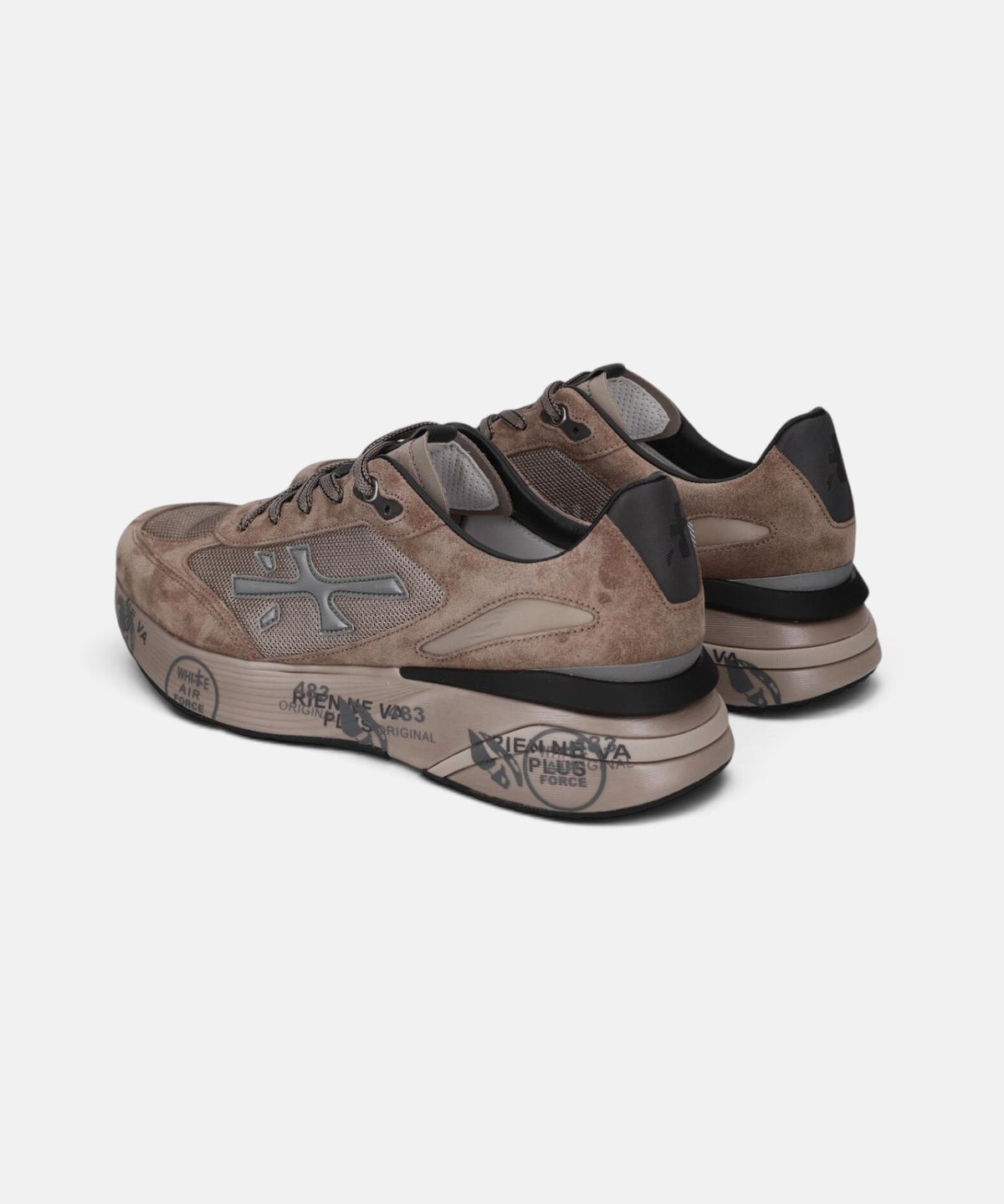 프리미아타(PREMIATA) [26FW][MOERUN] 진한 브라운 남성 모에런 스니커즈